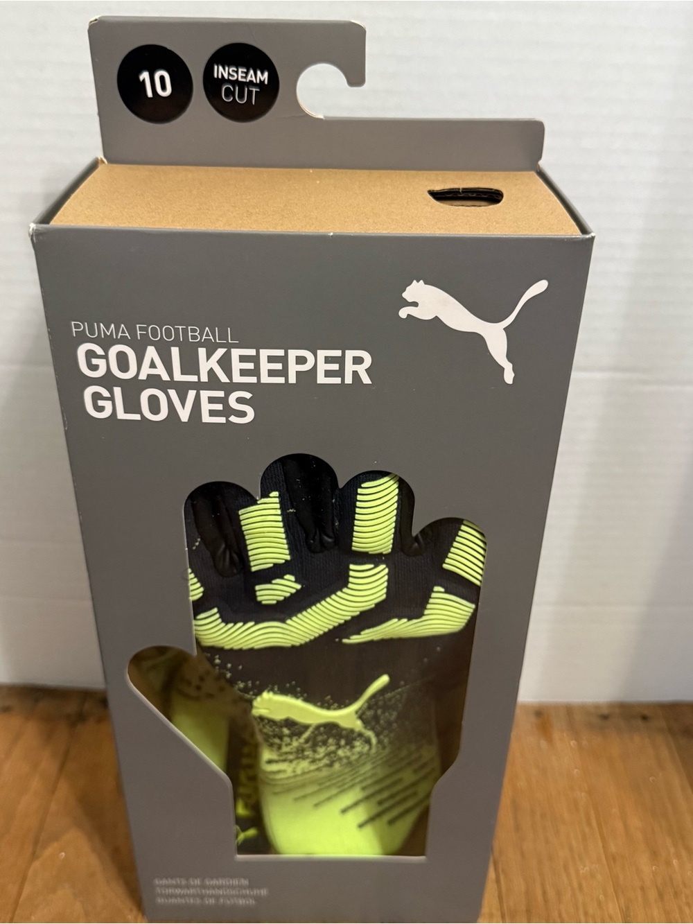 Puma Future Z 1 Grip NC Goalkeeper Gloves Inseam Cut 041807-04 Men’s Size 10 NWT